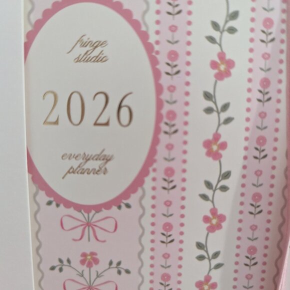 Fringe Brand 2026 Coquette Planner - Picture 2 of 3
